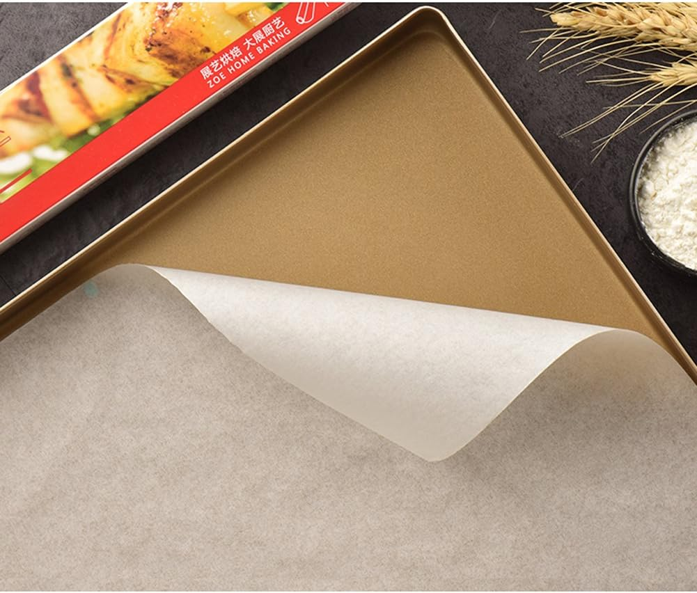VANTIYAUS Baking Paper (33Feet/Roll) Two-Sided Non Stick Parchment Baking Silicon Paper for Kitchen/Cookies/Bread/Cakes image number 4