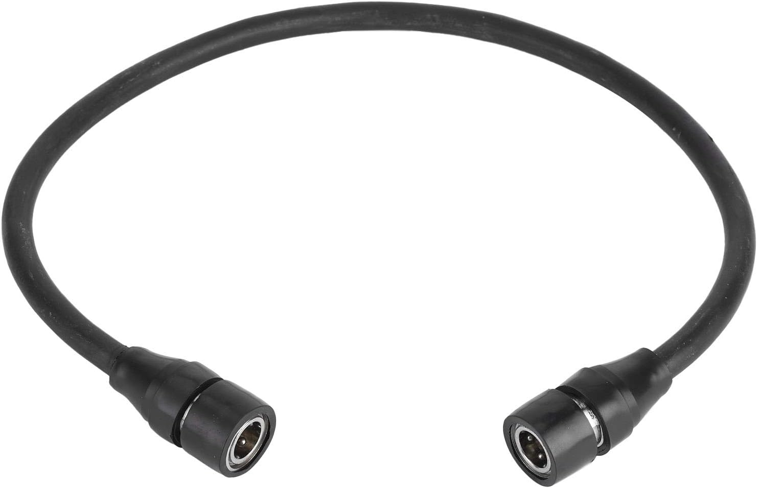 23.6In Highpressure Inflator Hose Doubleend Air Pump Quick Connection Female Connector for Inflators and Compressors Rubber Black image number 1