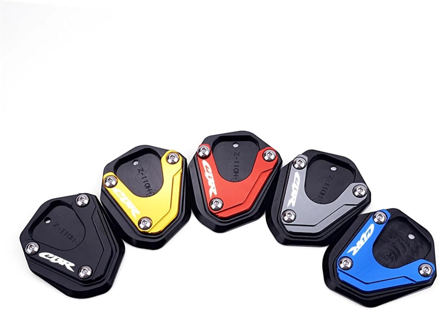 MKDRSRU Fit for H0Nda CBR650R CBR650F CBR 650R 650F CBR500R CBR300R 2014-2024 2025 Motorcycle Kickstand Extension Pad Side Stand Foot Plate(1 Pcs-Red) image number 4