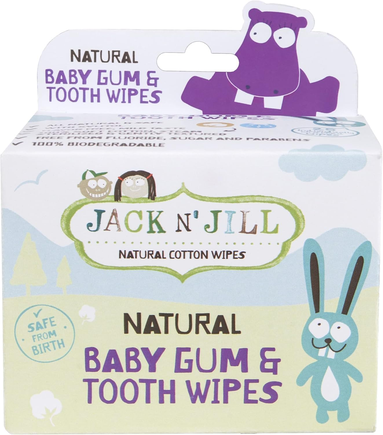 Jack N' Jill Baby Gum and Tooth Wipes 25 Pieces, 25 Count image number 6