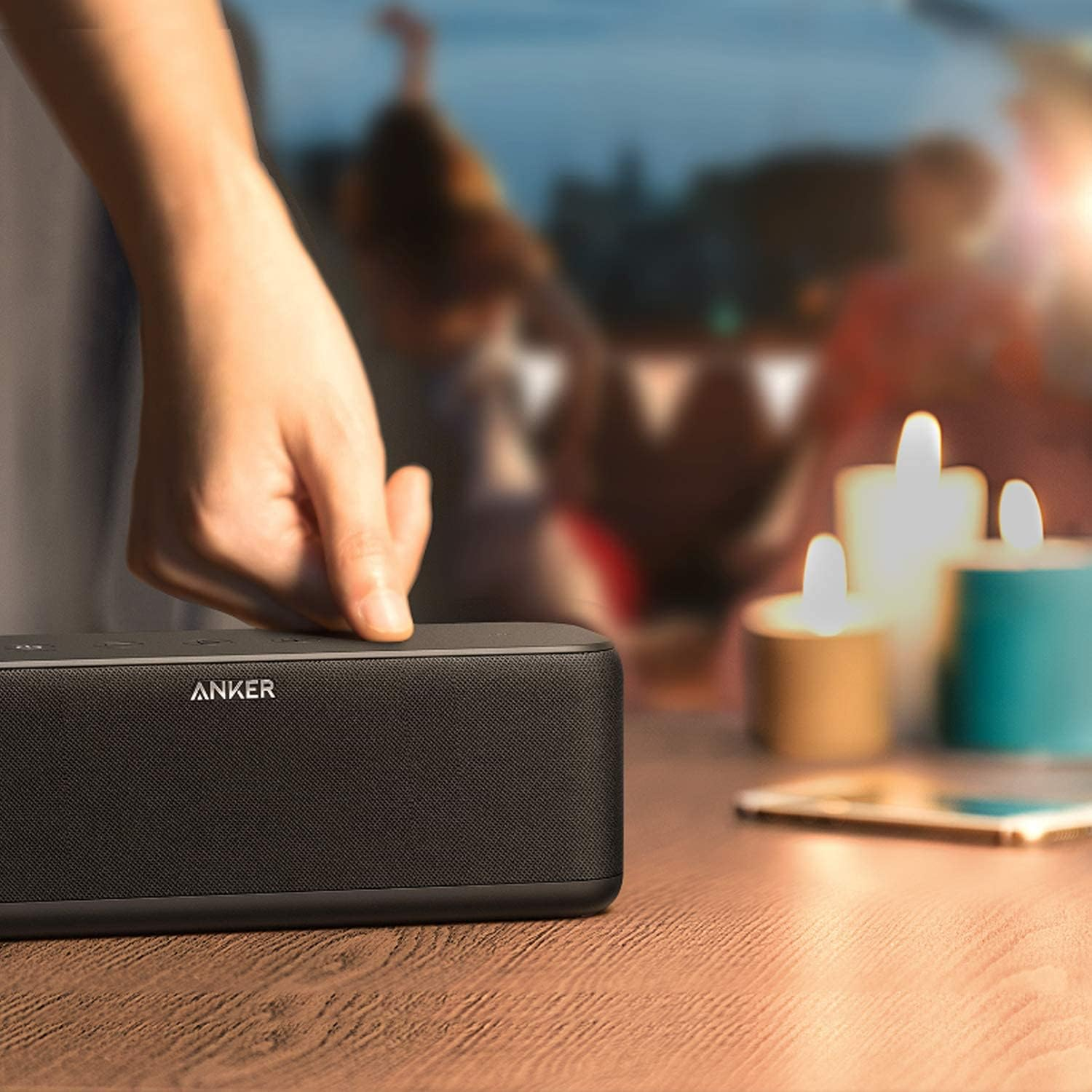 Upgraded, Anker Soundcore Boost Bluetooth Speaker with Well-Balanced Sound, Bassup, 12H Playtime, USB-C, IPX7 Waterproof, Wireless Speaker with Customizable EQ via App, Wireless Stereo Pairing image number 4