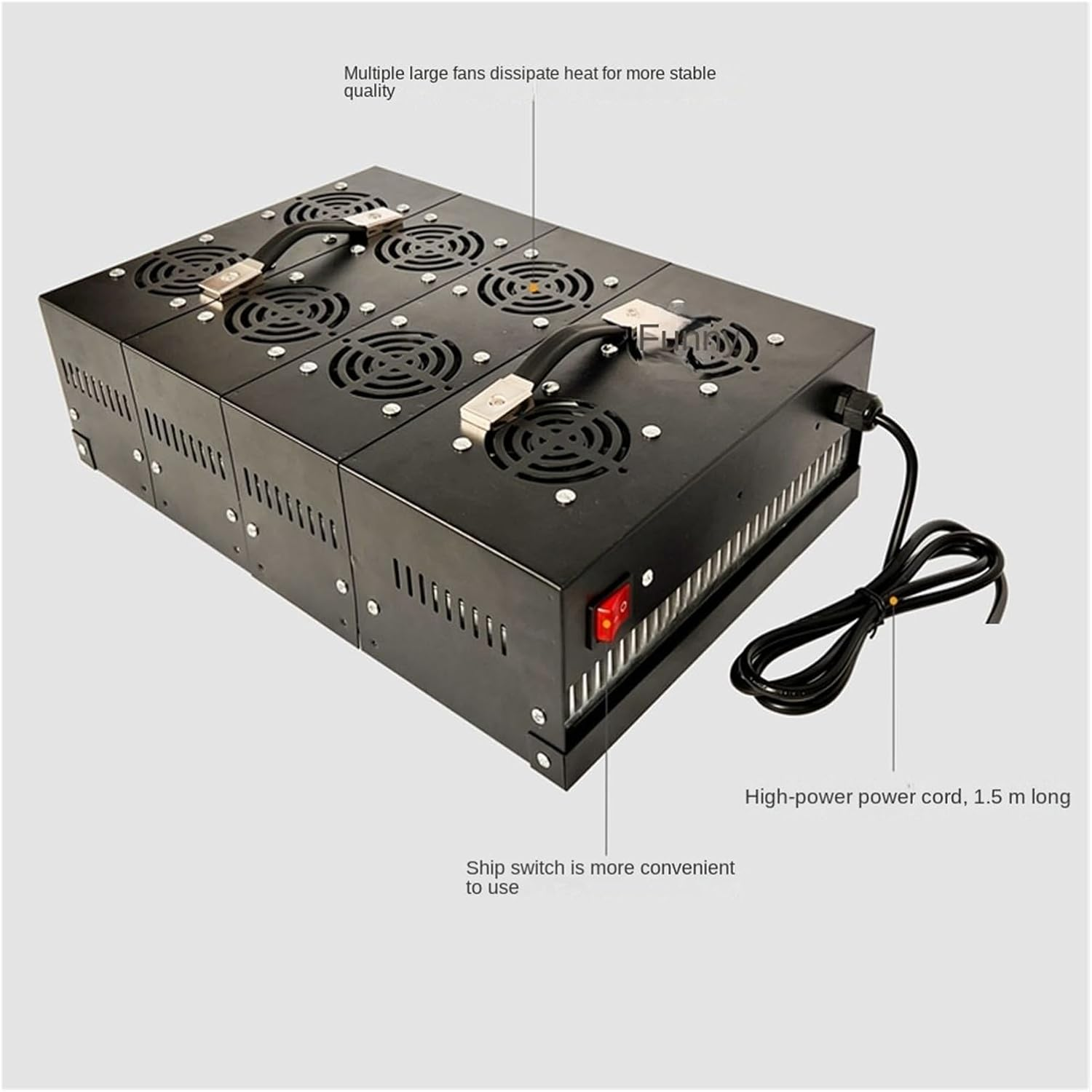 Large Area High Intensity UV Curing Lamp 395Nm 365Nm Ultraviolet Shadowless Glue Water Ink Screen Printing Exposure Green Oil for DIY Enclosures(11000W,365Nm) image number 4