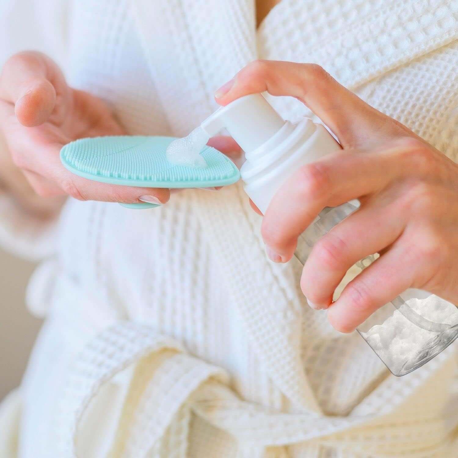 3-Pack Travel-Sized Foaming Pump Bottles - Empty Foaming Liquid Soap Dispensers - for Refillable Travel Hand Soap Shampoo Foaming Castile Cosmetics - BPA Free image number 2