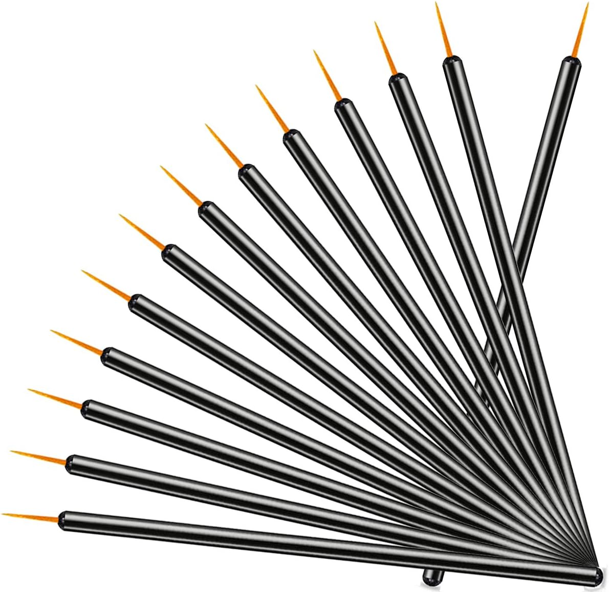 100 Pack Disposable Eyeliner Brush, Ankoor Eye Liner Applicator Cosmetic Eye Wands Makeup Tool image number 2