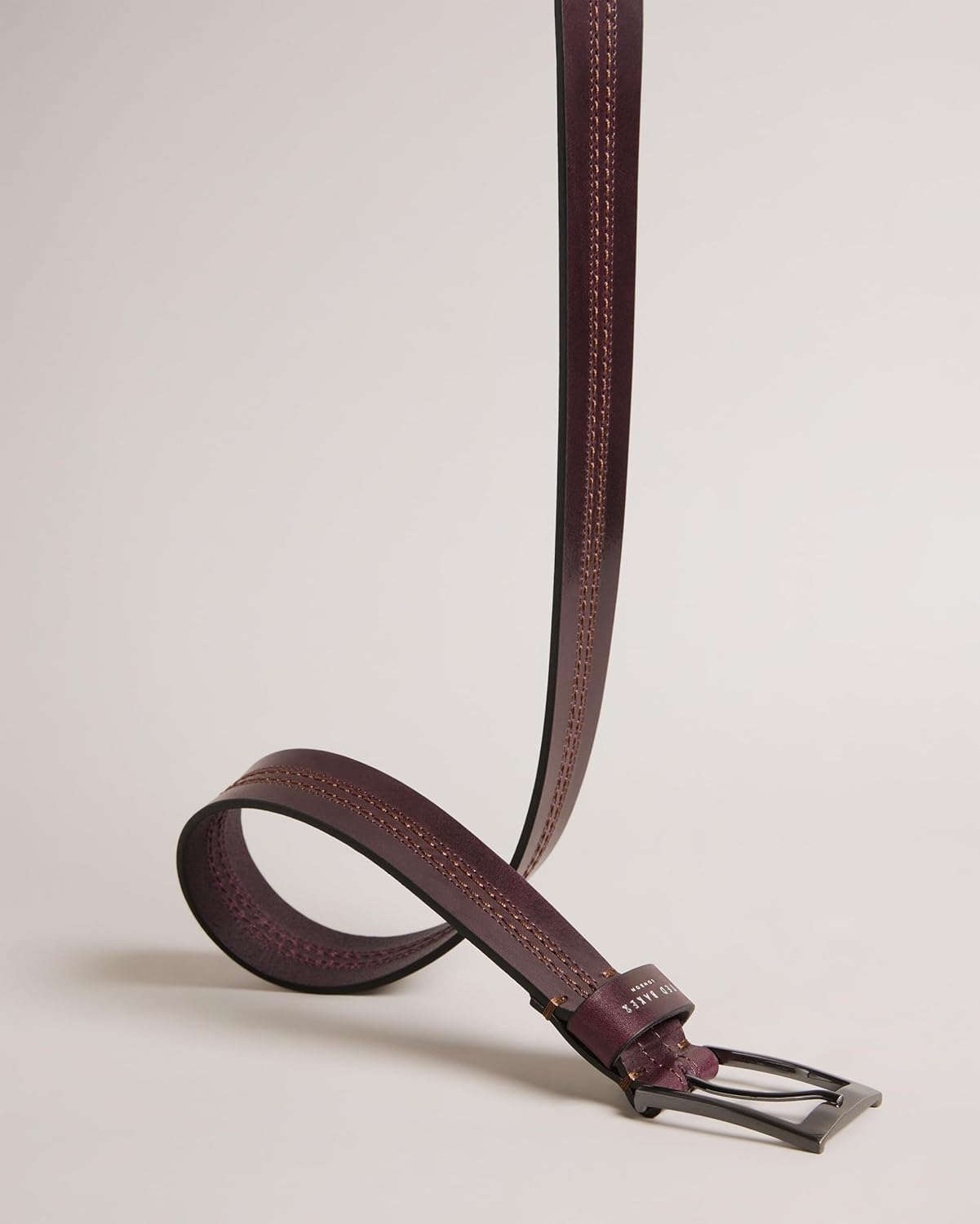 Ted Baker Men'S Crisic Stitch Detail Leather Belt image number 1