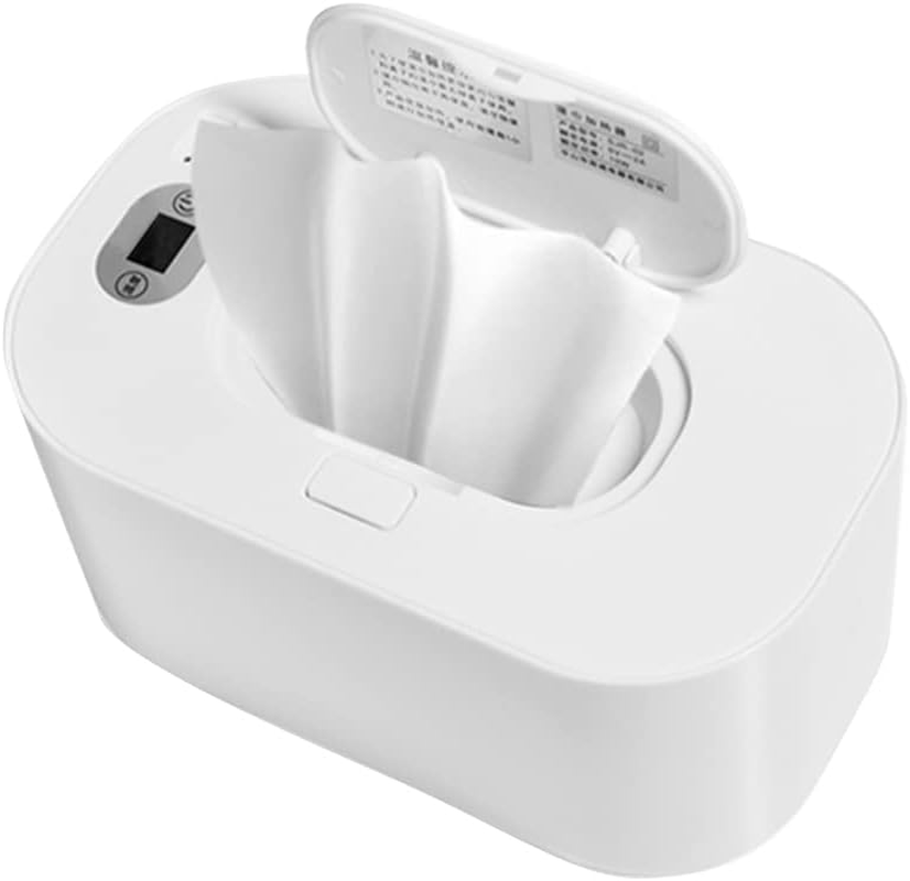 Baby Wipe Warmer Large Capacity Baby Wet Wipes Warmer Dispenser USB Powered, Constant Temperature Heating Pink Constant Temperature