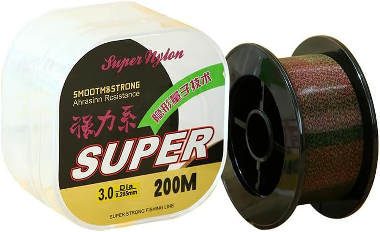 Super Strong Abrasion-Resistant Invisible Monofilament Fishing Line, 200M, Fishing Tackle Tools