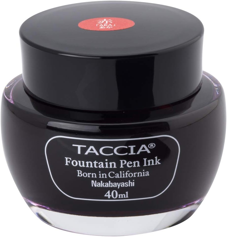 TACCIA TFPI-WD40-10 Blue Ink Fountain Pen Ink, Water-Based Dye, Blue