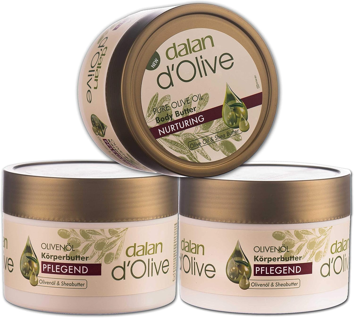 3 X Dalan D'Olive Body Butter 250 Ml Olive image number 1