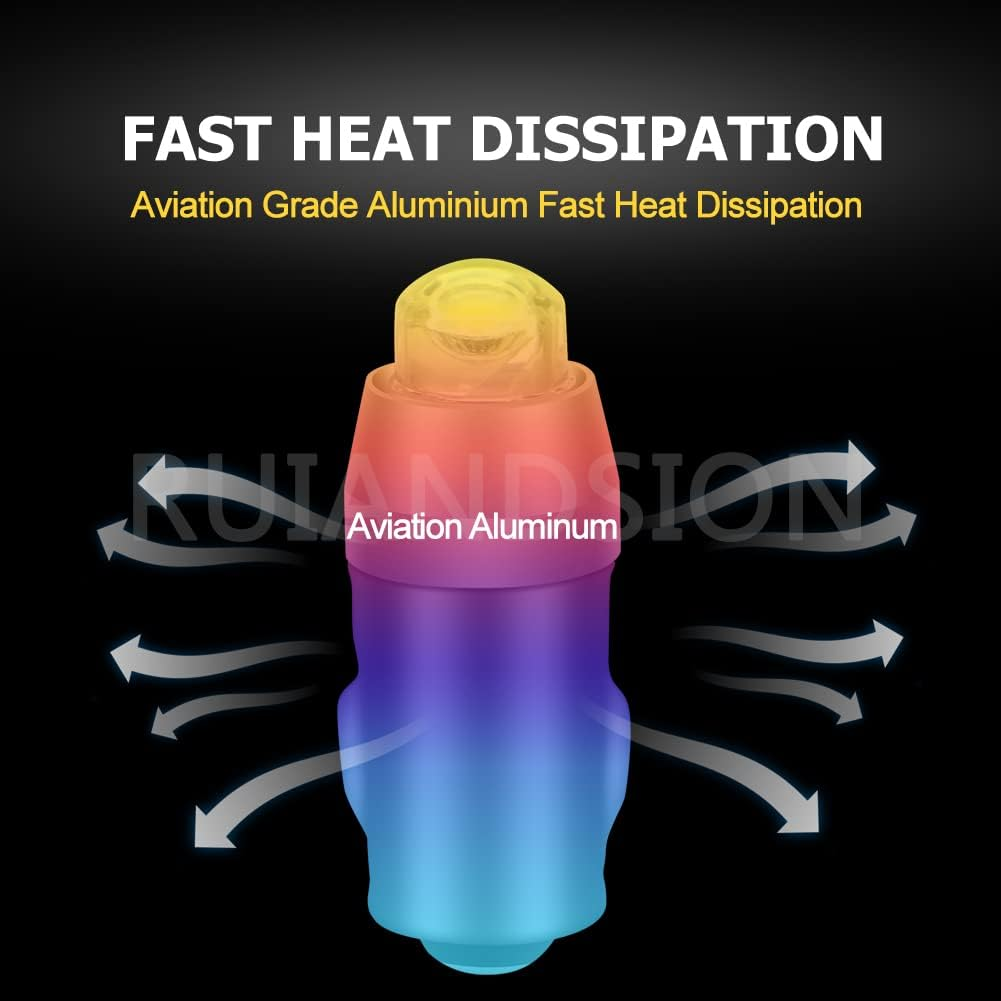 Ruiandsion 4Pcs BA7S LED Bulbs White 3898 DC 12V 24V COB Chips LED Bulbs Replacement for Car Interior Instrument Dashboard Warning Lights image number 4