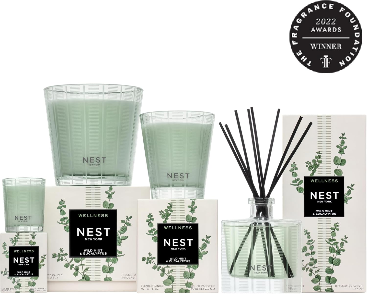 NEST Fragrances Wild Mint & Eucalyptus Liquid Hand Soap, 10 Fl Oz image number 2