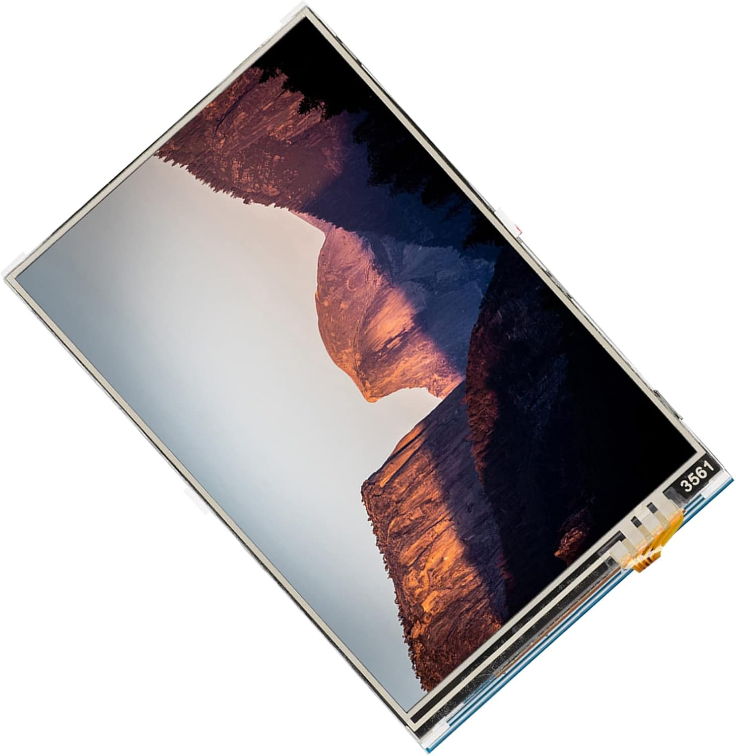 XUMIUZIY 3.5 Inch Capacitive Touchscreen Monitor, 480X320 LCD Display Screen, Support 5 Point Touch, Colorful TFT with Pen For, for System, Drive image number 3