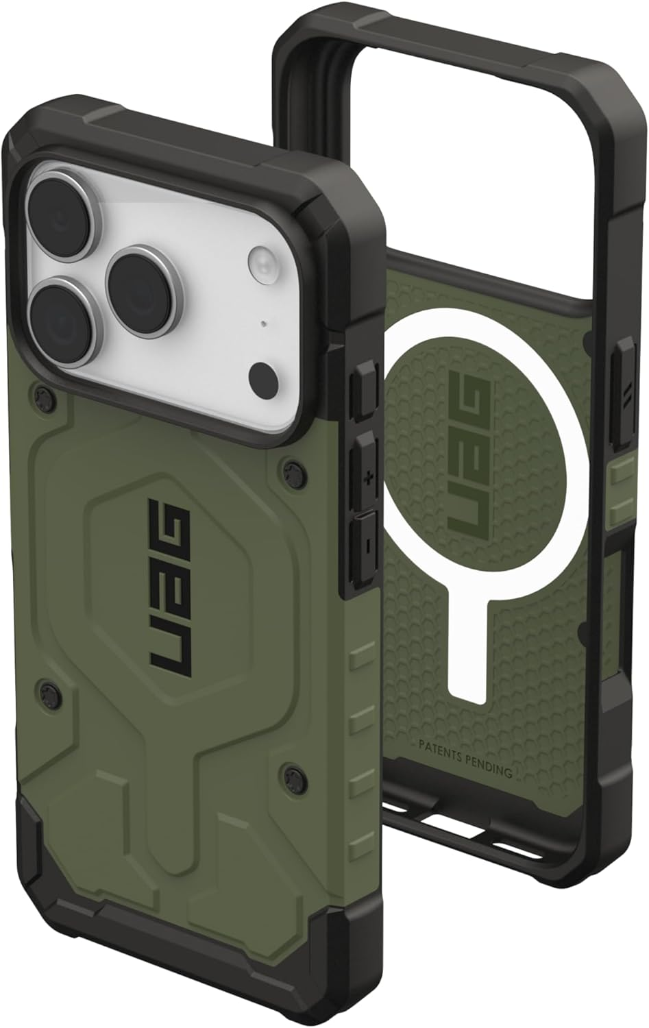 Urban Armor Gear UAG Pathfinder Magsafe Case Iphone 17 Pro - Olive, Phone Case Cover Magsafe Compatible, Apple Iphone Protector image number 3