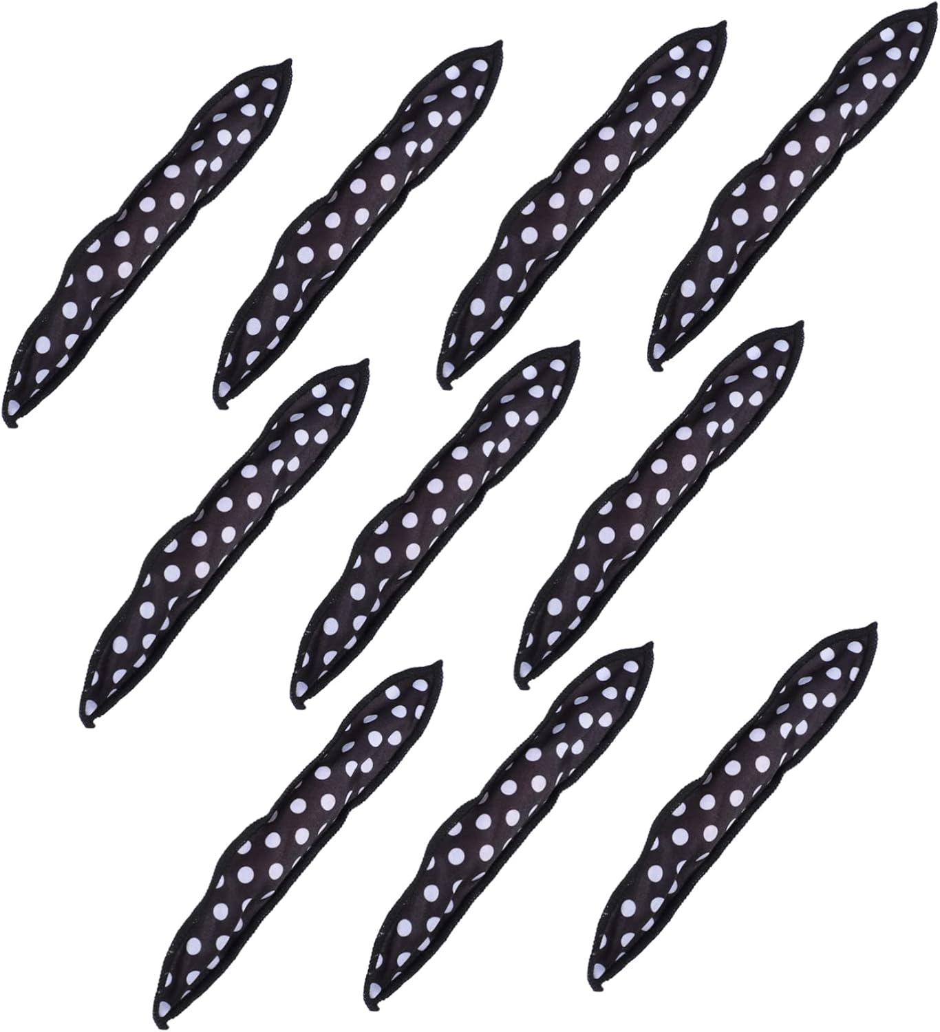 COMPUKAS 10Pcs Sponge Hair Rollers for Women Heatless DIY Curling Tool for Safe Odorless Lightweight Design for Comfortable Overnight Styling image number 1