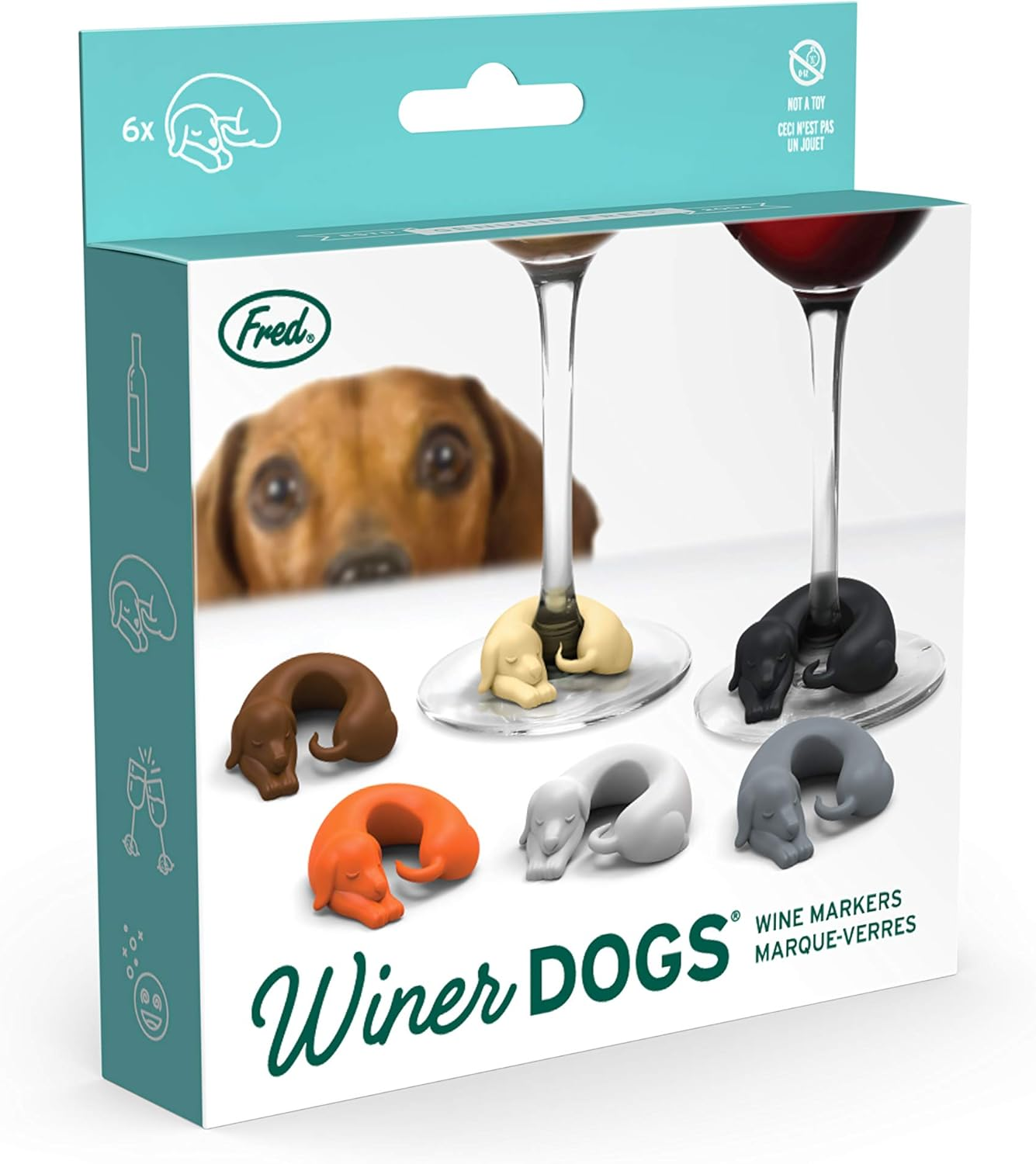 Fred & Friends SOCIAL CLIMBERS Koala Drink Markers image number 4