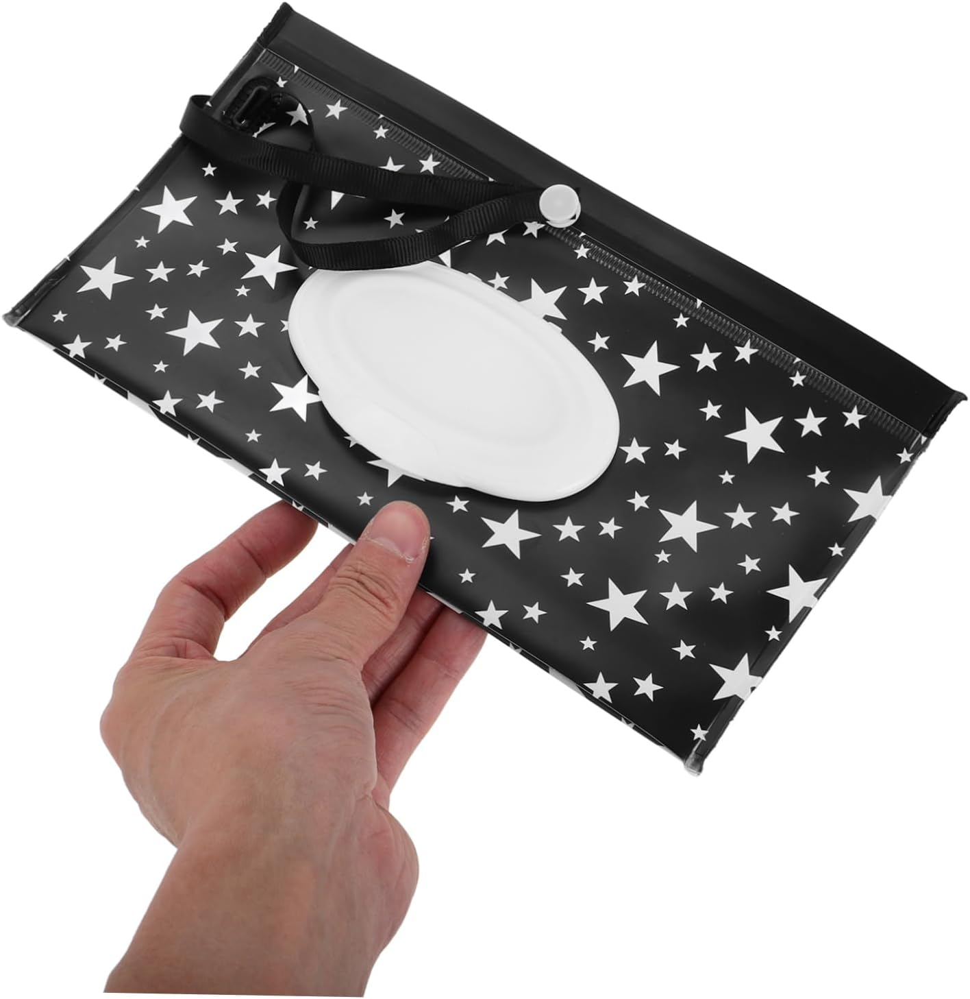 2Pcs Elegant Wipe Dispenser Bag Portable Tissue Holder Flip Lid for Home Go image number 1
