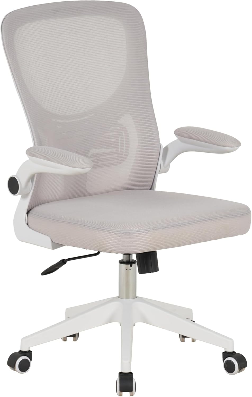 Cloud Chairs Liv Ergonomic Office Chair, Desk Chair, Breathable Mesh Back, Lumbar Support, Flip‑Up Arms, Height Adjustable, Comfortable Seat, Home Office, (Pink)