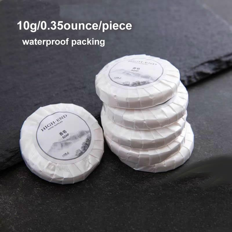 10Gram/0.35 Ounce round Travel Pocket Size Portable Fresh Fregrant Bath Soap for Washing Hand Cleaning Body Personal Smooth Moisturizing and Silky Smooth Skin Care Hotel Family Guests Rich Foam Agent Cleanser (100) image number 3