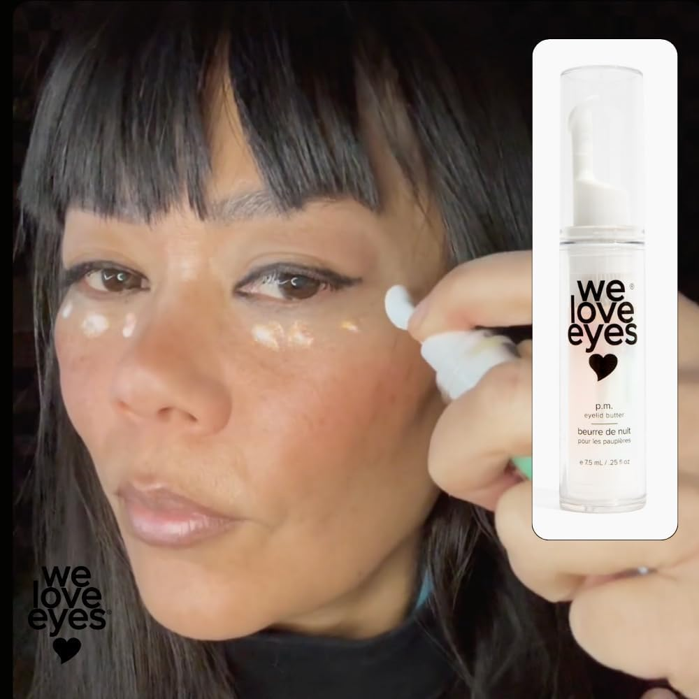 We Love Eyes - P.M. Eyelid Butter - Night Time Eye Cream to Lock Moisture in While You Sleep. Improve Fine Lines, Dark Circles, & Puffy Eyes While Asleep image number 3