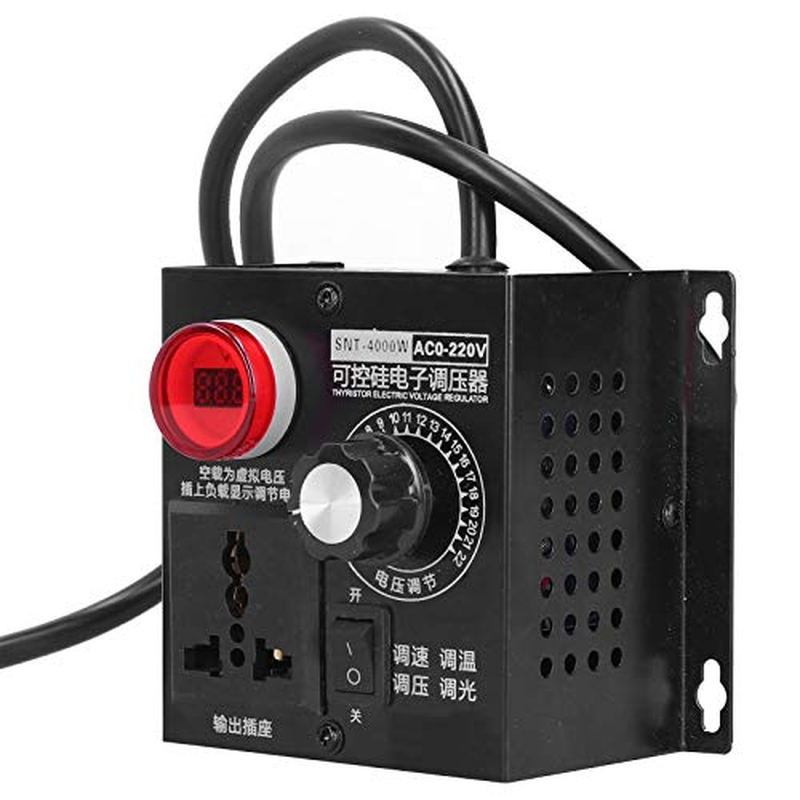 Electronic Voltage Regulator, AC110/220V AC Voltage Regulator, High Power High Current Temperature Regulation(Australian Regulations) image number 3