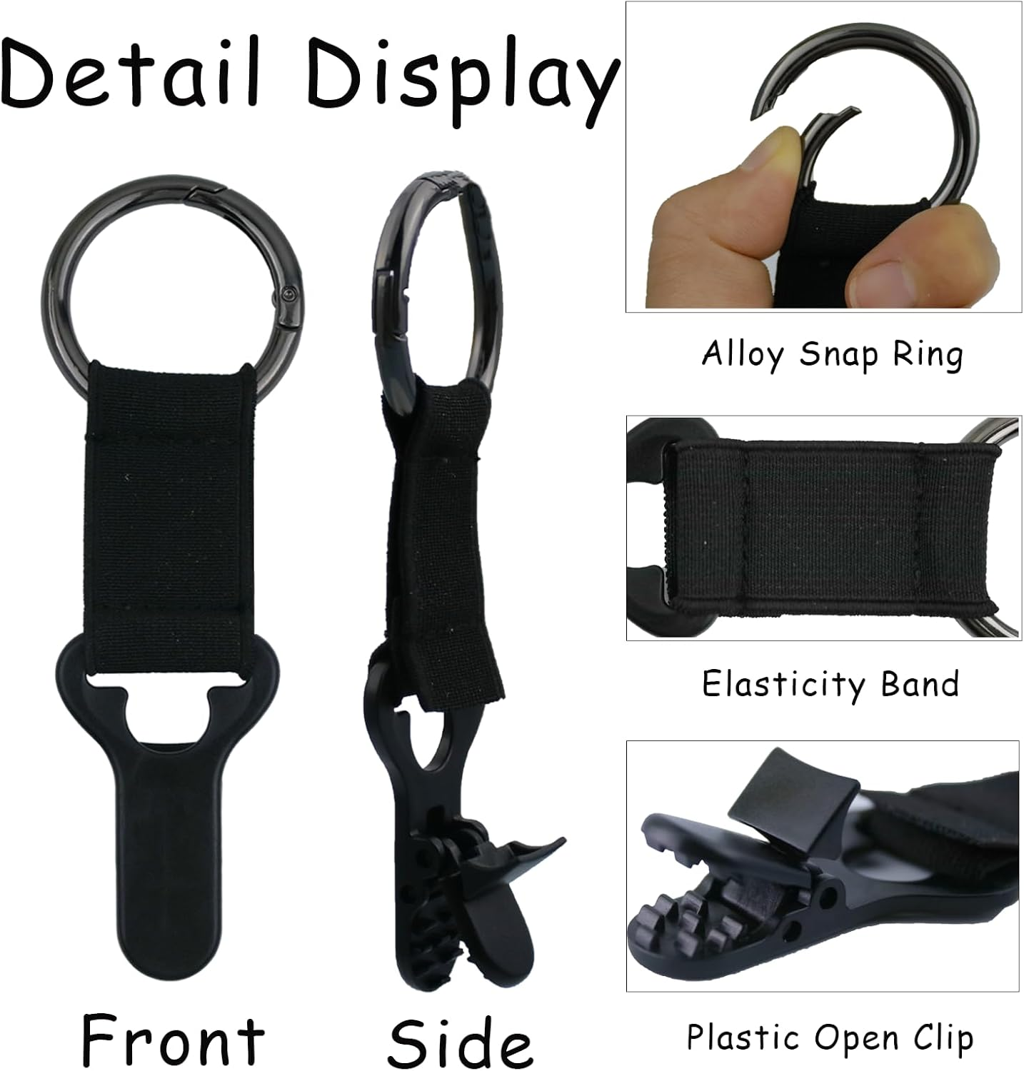 3Pcs Hat Clip for Travel on Bag, Portable Hat Holder Clips for Vacation Beach Adventures, Hiking Essential Gear Accessory for Travel Handbag Backpack Luggage Suitcase image number 2