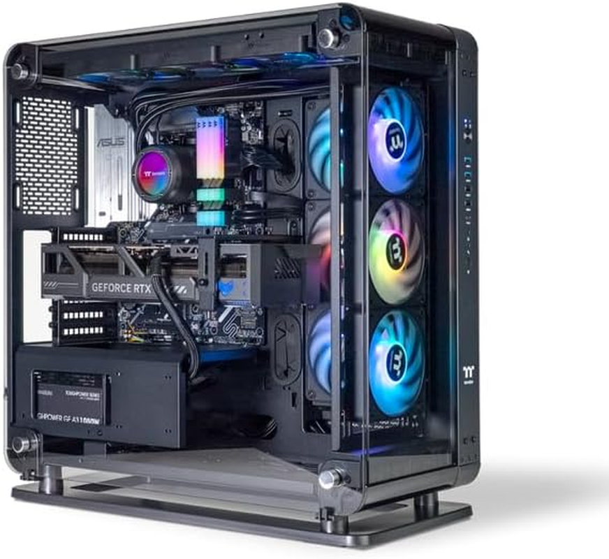 Thermaltake Gaming System Core Xtreme V2 - AMD 9800X 3D/ RTX 5080/ X870 Wifi / 64GB RGB D5/ Customizable LCD RGB Aio/Core P6 Black, CA-4C2-00D1WA-02 image number 1
