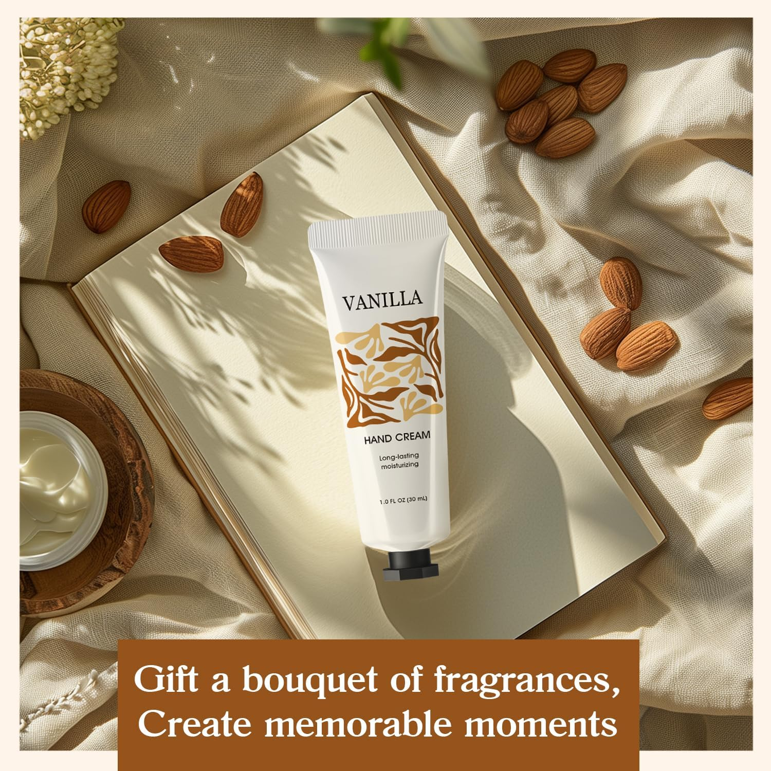 Gifts for Women BODY & EARTH # LOVE 48 Pack Hand Cream Gifts Set, Hand Lotion for Dry Cracked Hands, Travel Size Hand Cream Samples Mini Hand Lotion Bulk Gift Stocking Stuffers, Gifts for Mom, Sister, Christmas image number 1