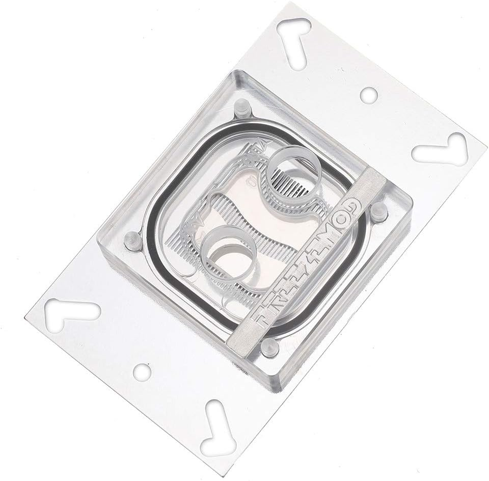 CPU Water Cooling Block, Computer Waterblock with Copper Base and Micro Channel, for AM2/AM2+/AM3/AM3+/AM4/FM2+ Cpus image number 5
