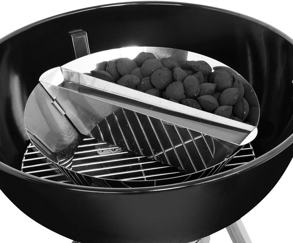 Onlyfire Stainless Steel BBQ Fuel Dome round with Water Sink Charcoal Briquette Box image number 2