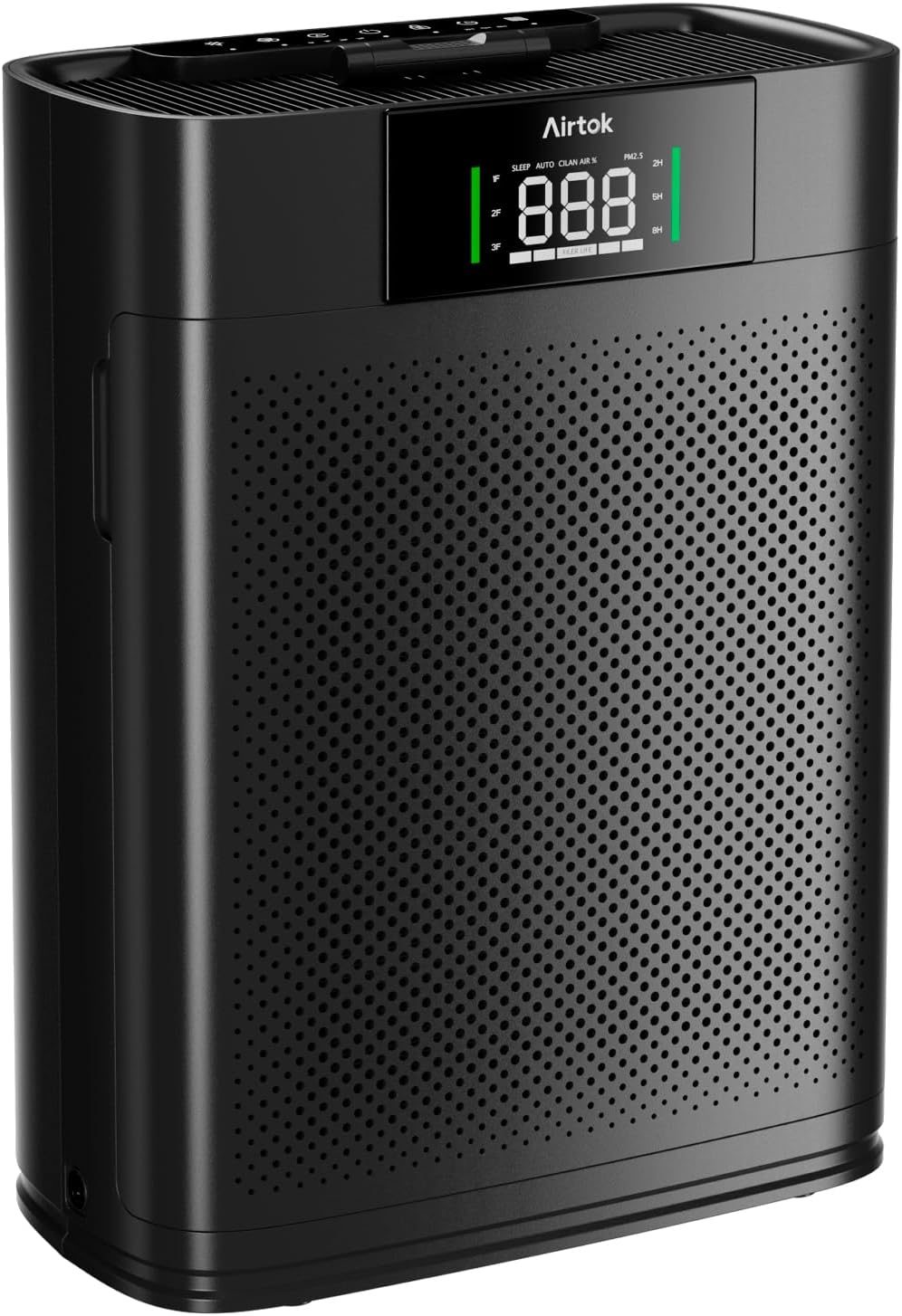 AIRTOK Air Purifiers for Home Large Room up to 1300 Ft&sup2; with Air Quality Monitor, HEPA Sleep Mode, Aromatherapy, Pet Air Purifier for Bedroom, Air Cleaner with 2X-Purification & 360&deg;Air Outlet AP2301 image number 6