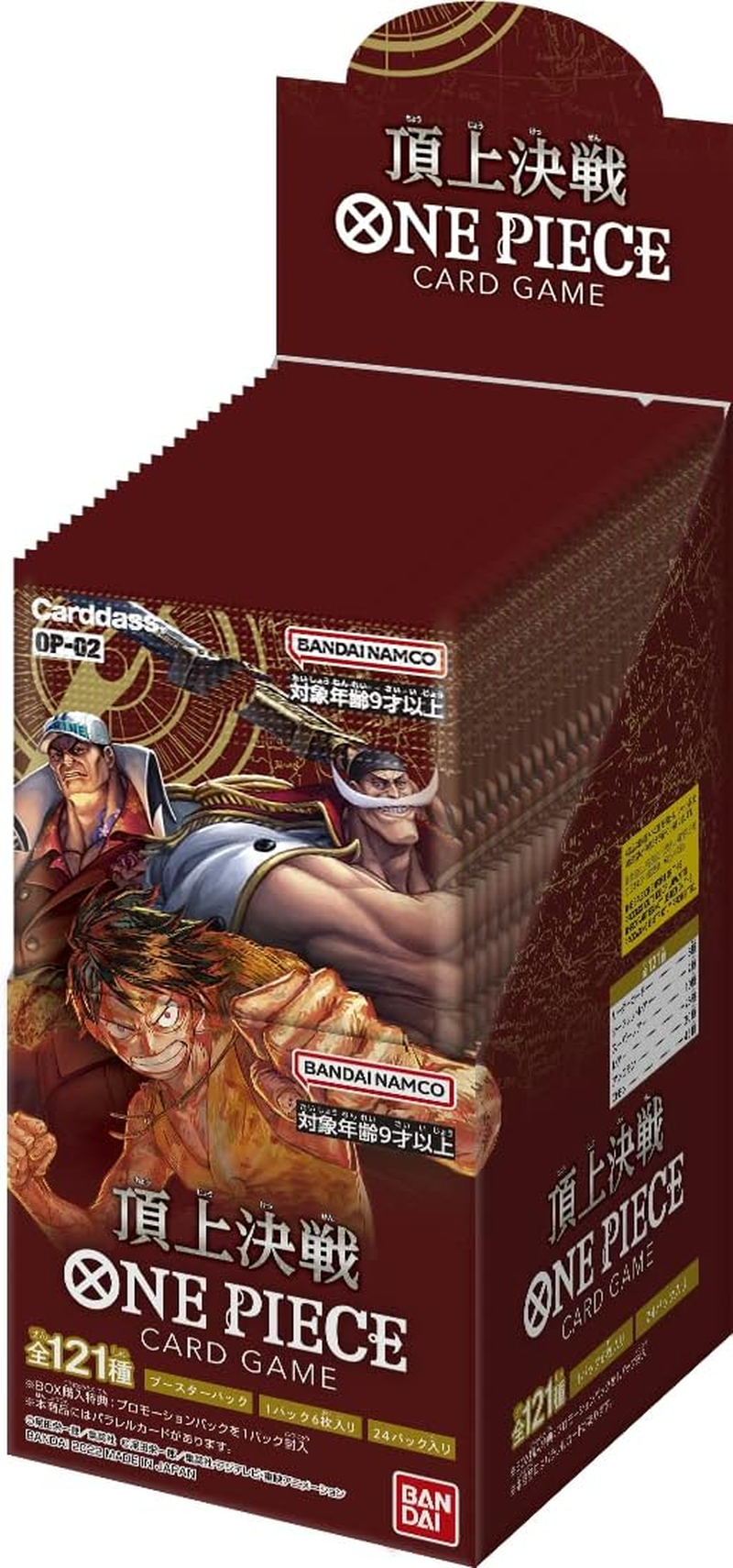 Bandai One Piece Card Game Top Battle [OP-02] (Box) image number 2