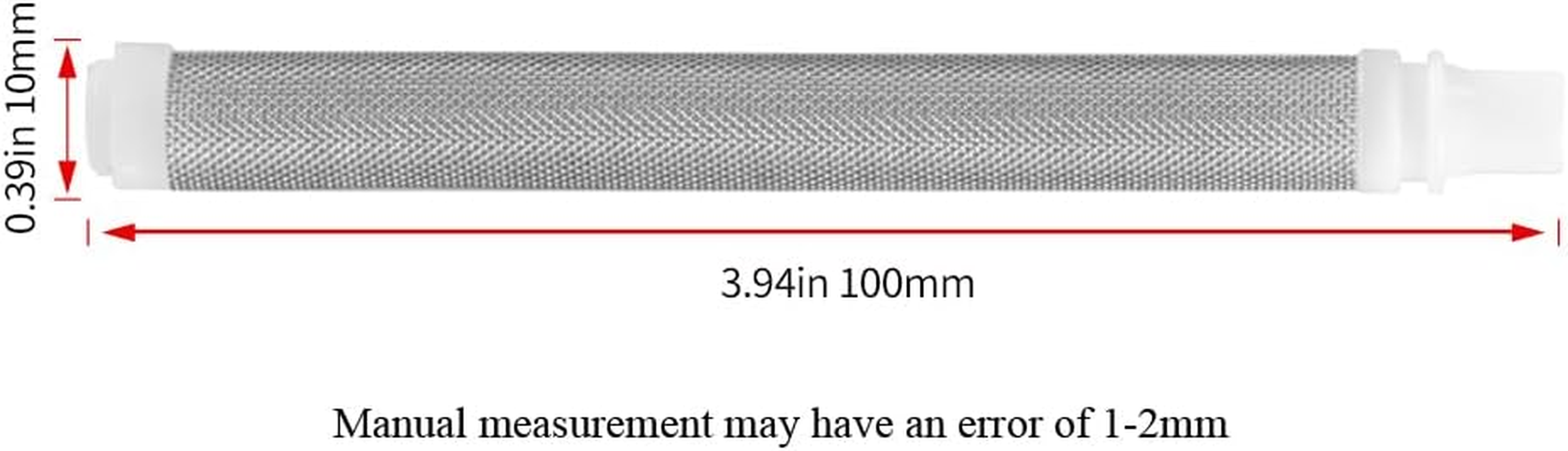 5 Pcs Airless Spray Gun Filters, 60 Mesh, Replacement for High-Pressure Airless Paint Spray Gun Accessories, Push-On Type image number 2