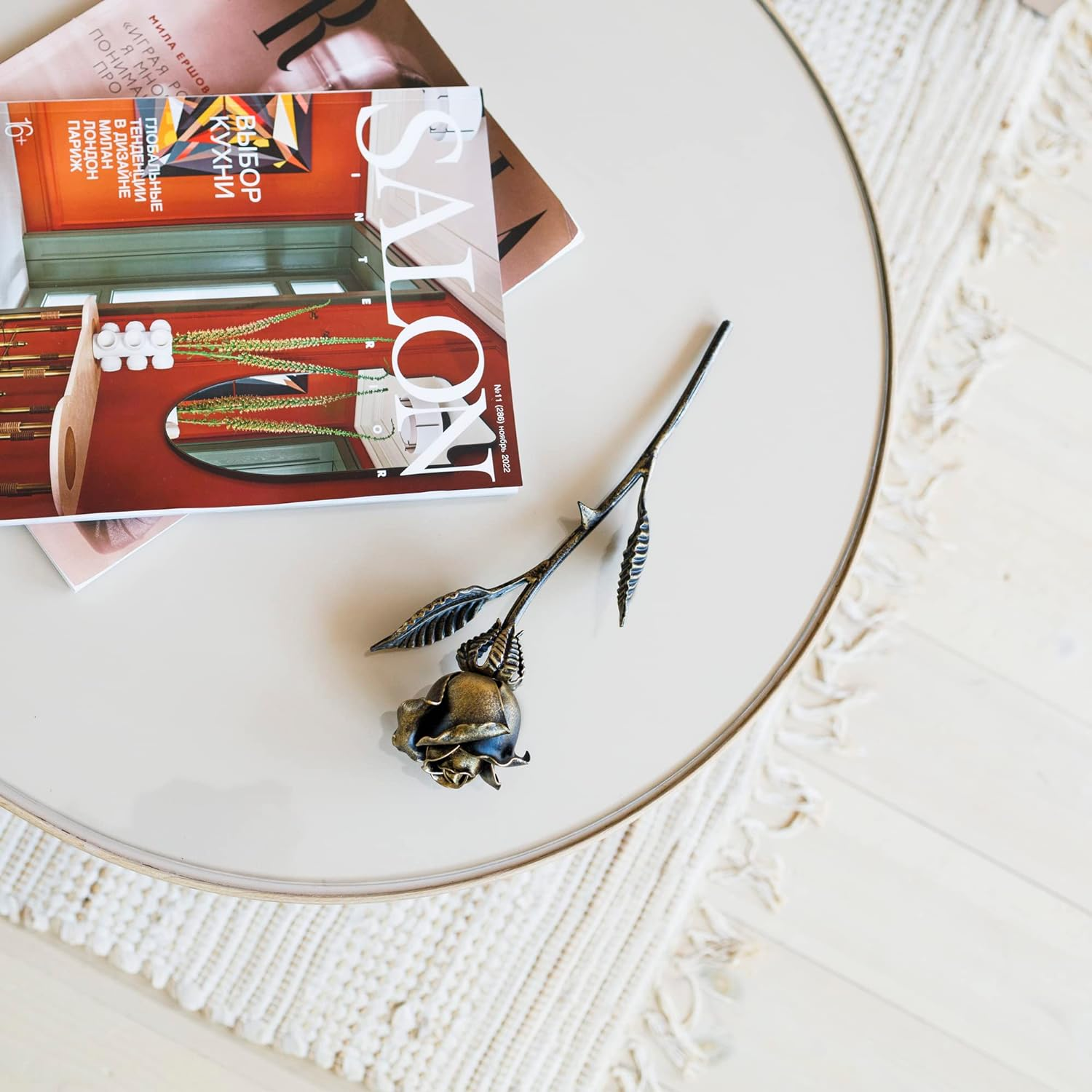 Metal Rose (Bronze, Rose)