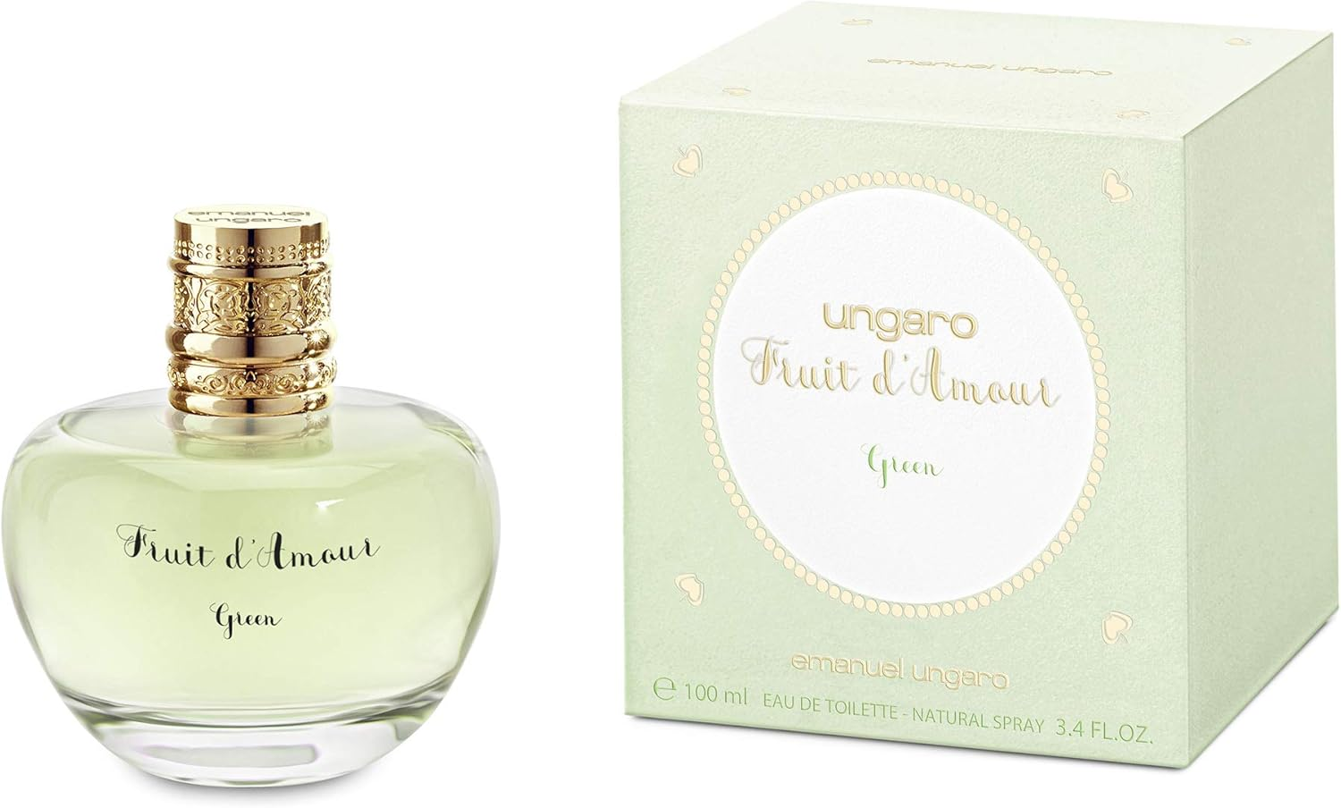 Emanuel Ungaro Fruit D'Amour Green Eau De Toilette Spray for Her, 100Ml image number 4