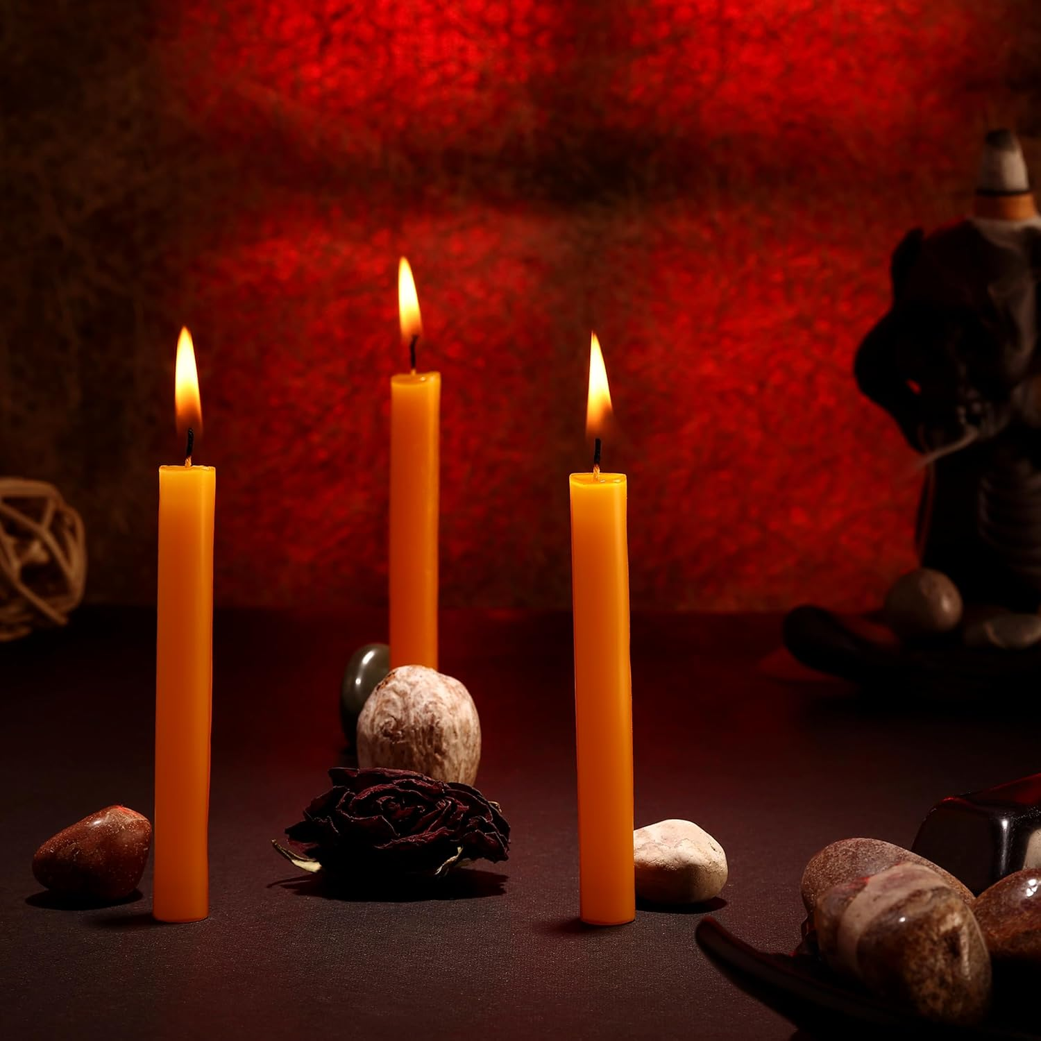 PROSPERRO LUMO by Parkash Candles Spell & Chime Candles Set of 20 &ndash; 4" X 1/2" Premium Mini Taper Candles for Rituals, Birthdays, Altar, Spells, Chime Candles, (Purple)