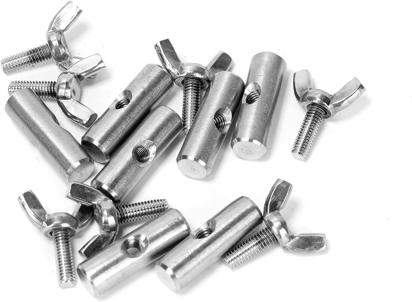 Ruimou 8Pcs Awning Track Stopper, 8Mm Cylindrical Stainless Steel Awning Accessories for Car, RV, Yacht, Outdoor Awning Track(8X25Mm) image number 3