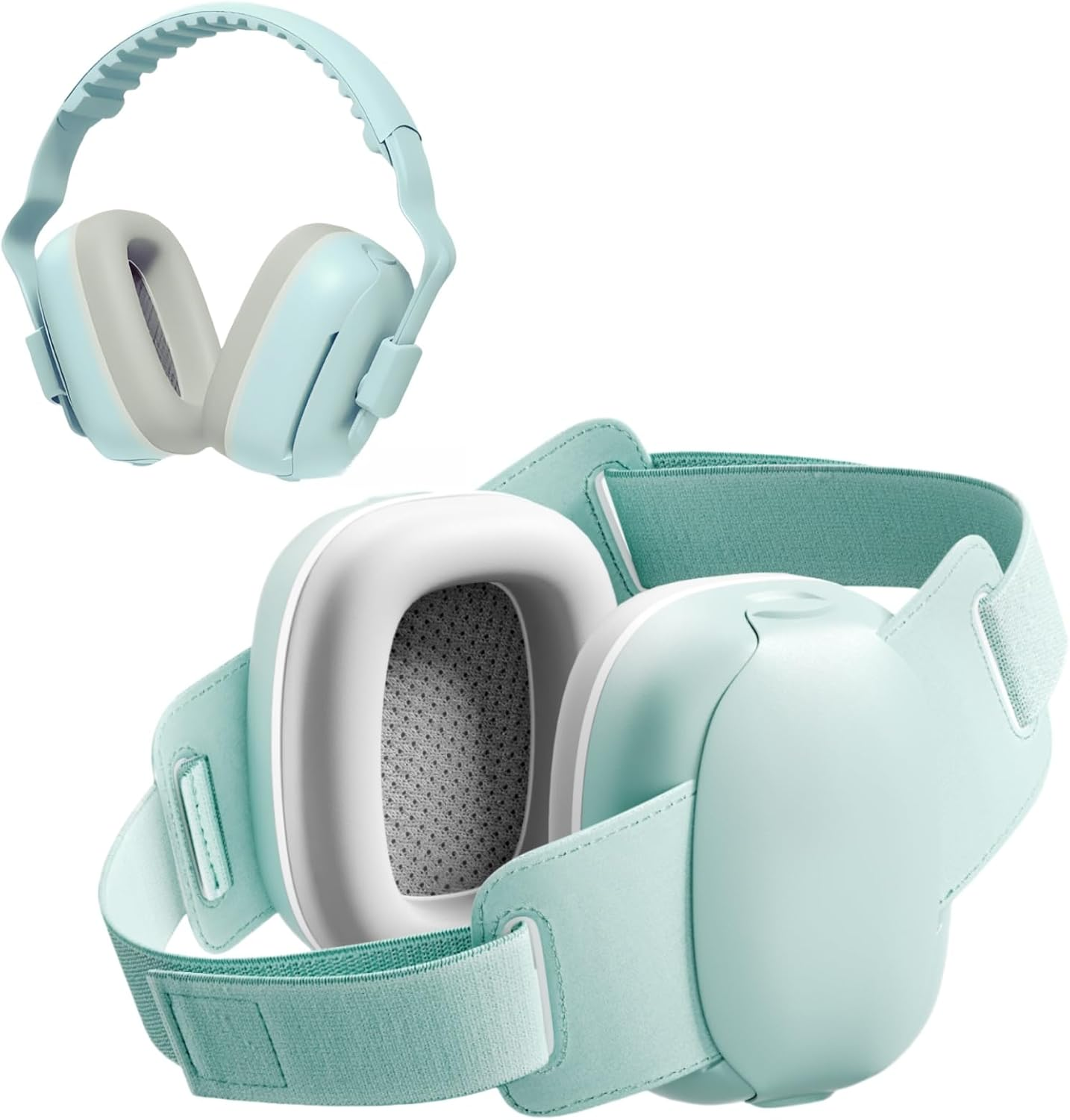 Ear Baby Ear Muffs, 2-In-1Baby Ear Protection 0&ndash;48 Months, 25Db Noise Cancelling Headphones, Lightweight & Safe Fit Ear Muffs for Travel, Sleep, Daily Use,Comfortable Hearing Protection