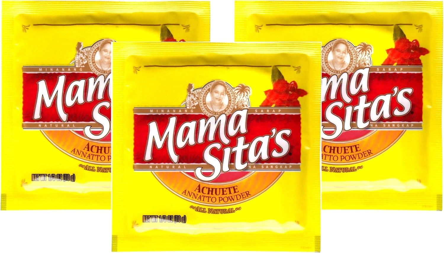 Mama Sita'S Annatto, Achuete Power 10 G (Pack of 3)