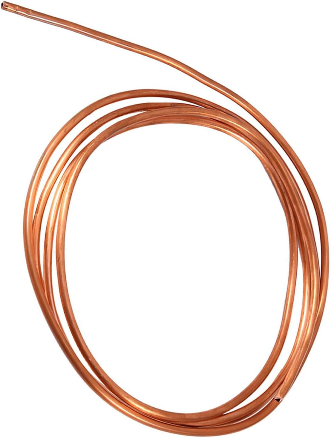 Soft 2M Copper Pipe for Cooling Plumbing, Fine Ductility, Resistant, Excellent Electrical Conductivity, 4 Mmx3Mmmm image number 1