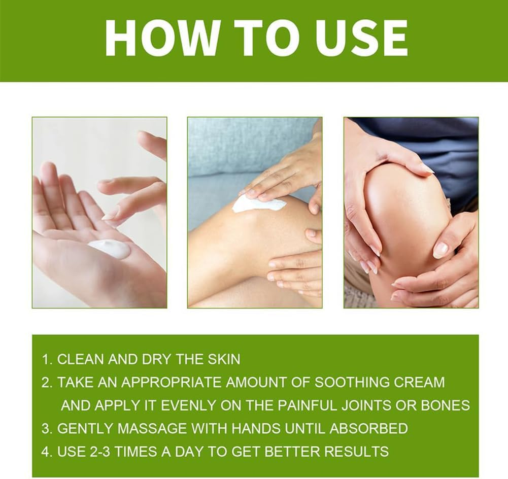 Beevana Bee Venom Joint and Bone Therapy Cream, Beevana Ultra Strength Pain Relief Cream, Bee Venom Therapy Cream, Natural Joint & Bone Therapy Cream, Bee Venom Joint Bone Therapy Cream (4Pcs) - 2Pcs image number 4