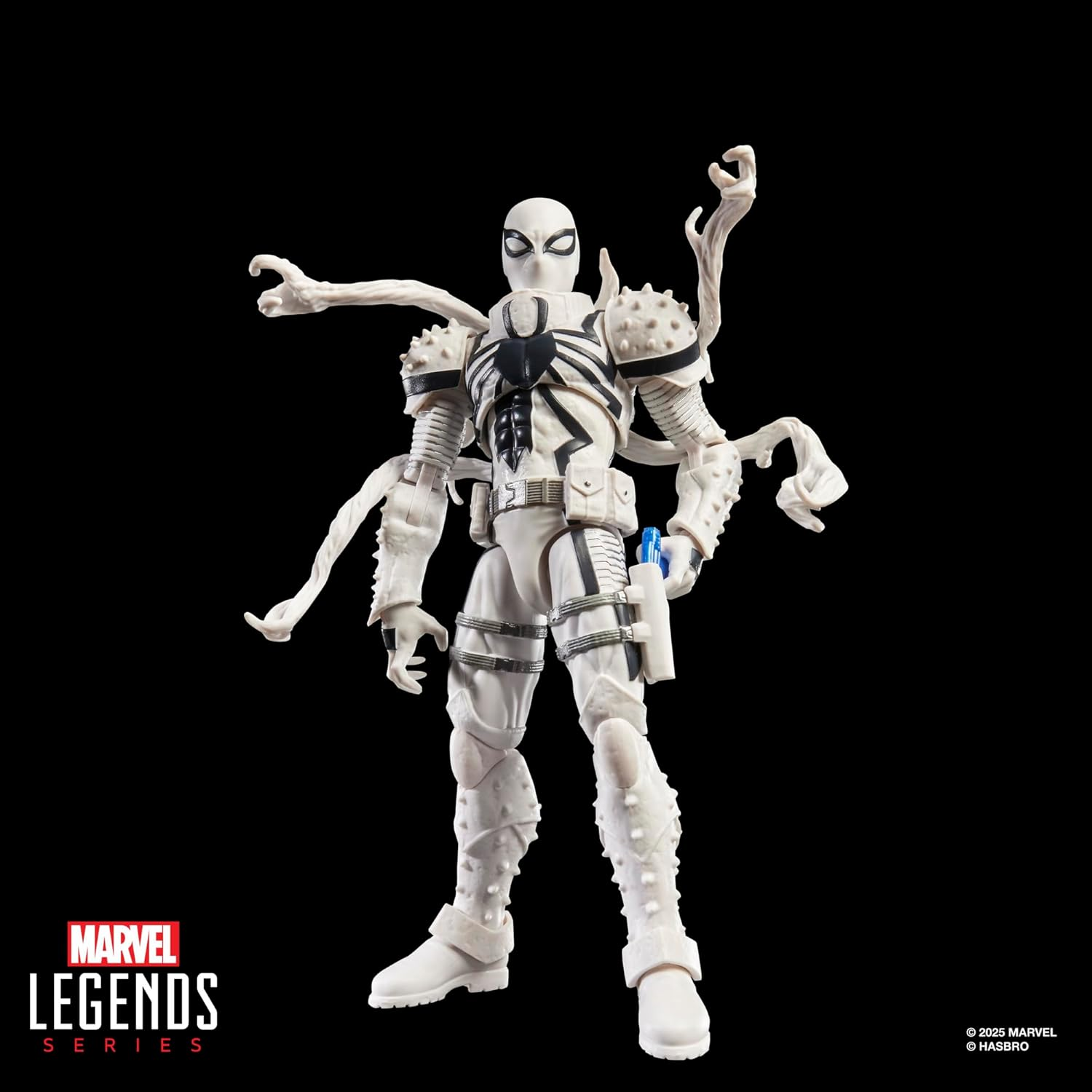 Marvel Legends Series Magic: the Gathering Agent Anti-Venom, 6-Inch Spider-Man Action Figure Toy plus Exclusive Foil Collectible Card Game Trading Card