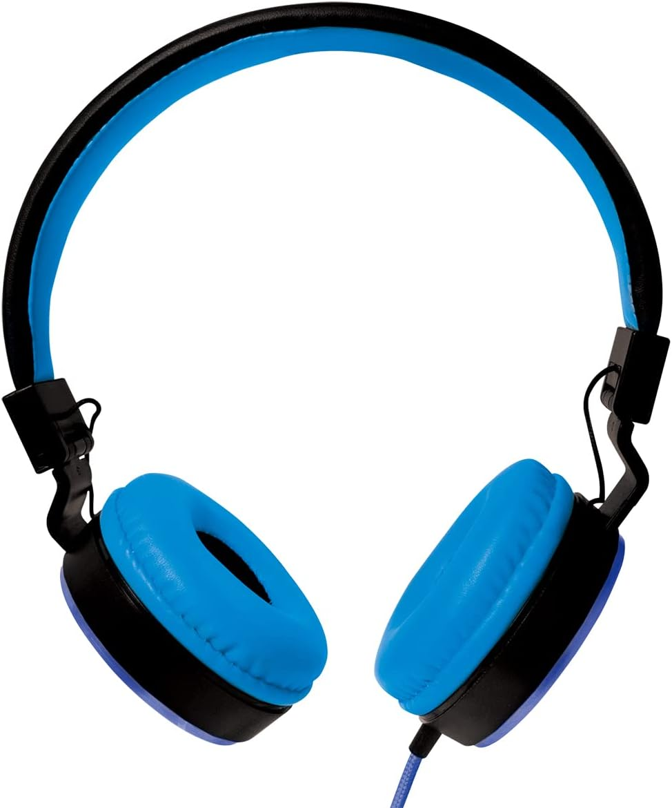 Logilink HS0049BL - Elegant Foldable Stereo Headphones with High Sound Quality Blue image number 4