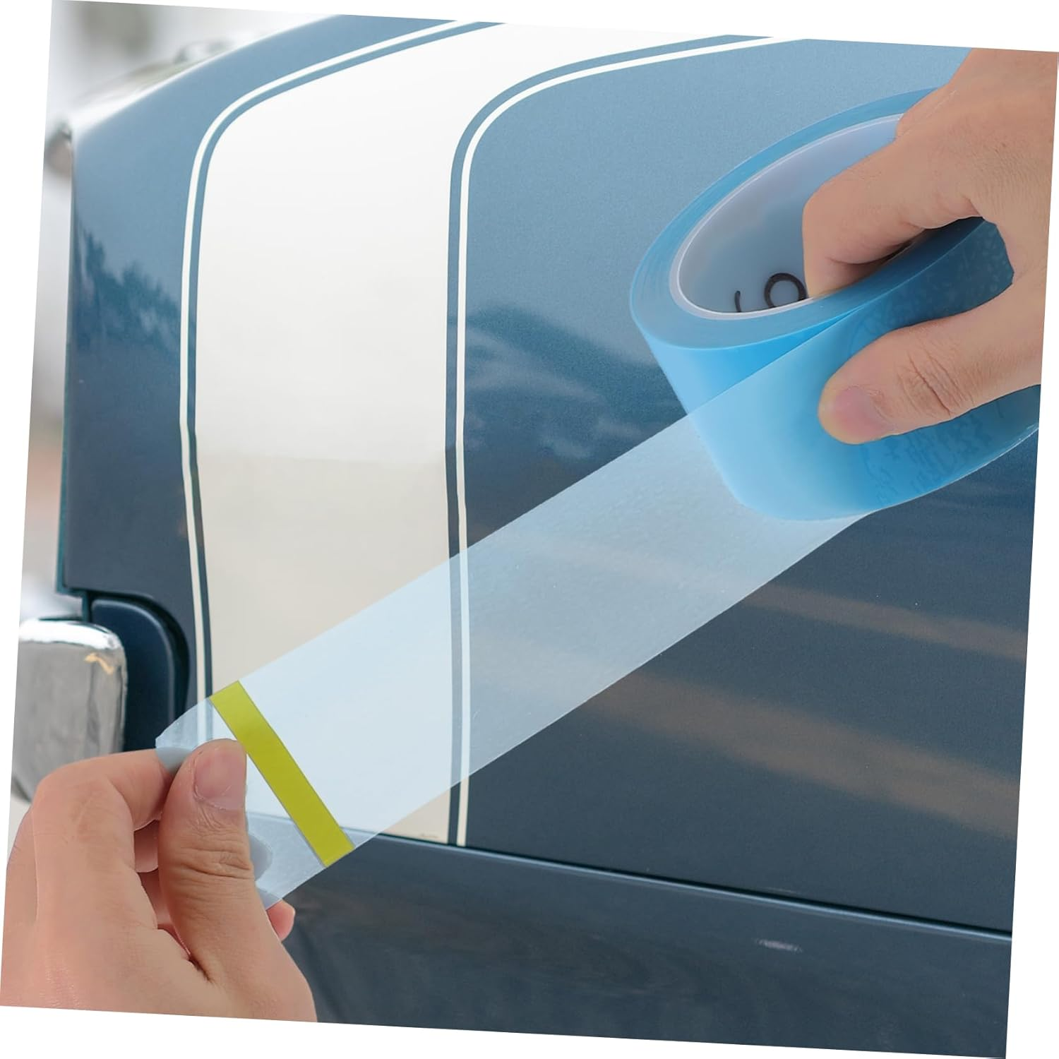 5Rolls Automotive Paint Masking Tape Thin for Car Curves and Precision Painting Lines for Artists and DIY Projects image number 3