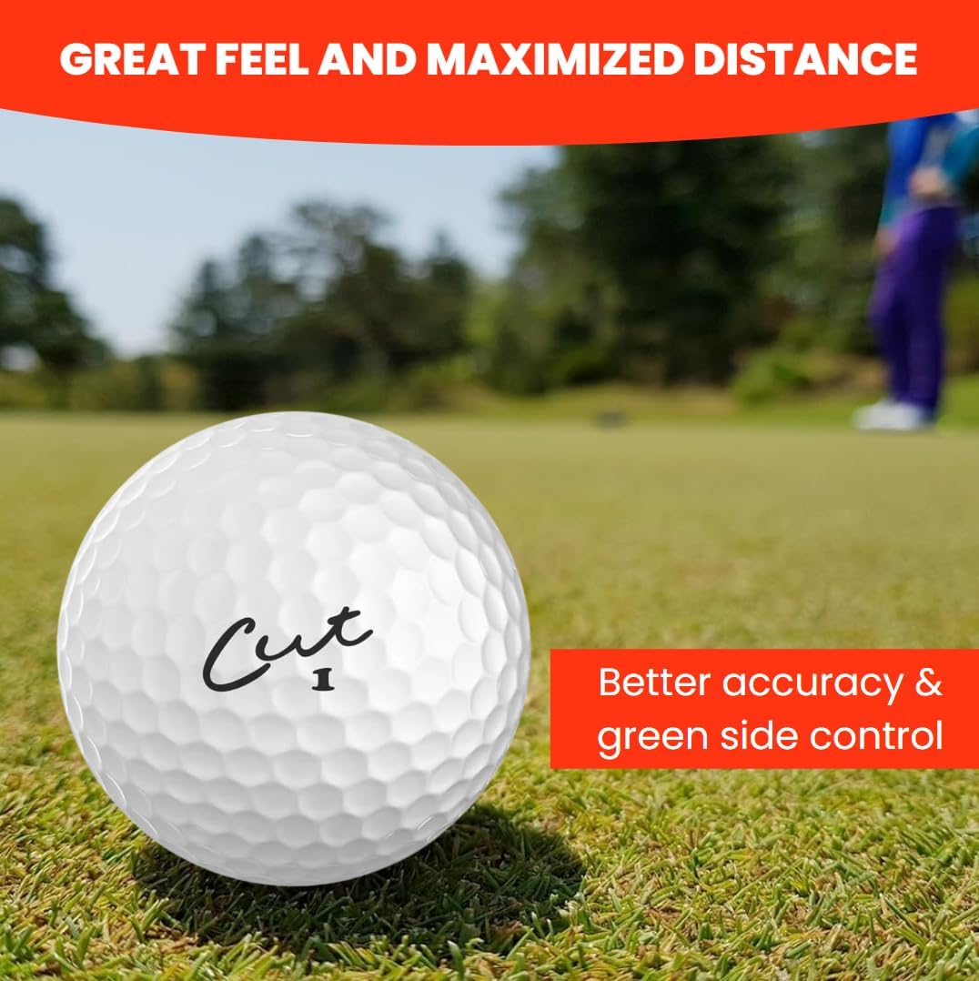 Cut Golf RED Golf Balls - 24 Pack image number 3