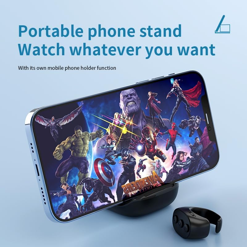 OKCSC Remote Control Page Turner for Tiktok, Accessories for Facebook/Tiktok/Rednote, Clicker Page Turner for Ipad Phones Ebooks Taking Photos/Ins/Pinterest/Snap/Netflix/Youtube Black image number 5