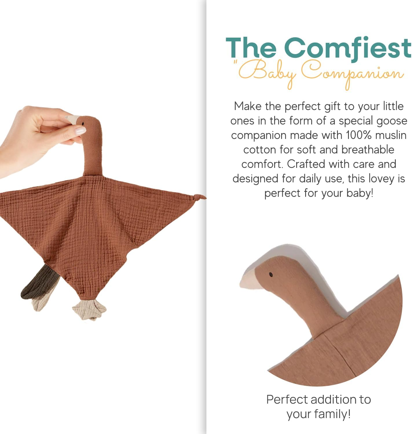 Baby Goose Security Comforter Blanket image number 1