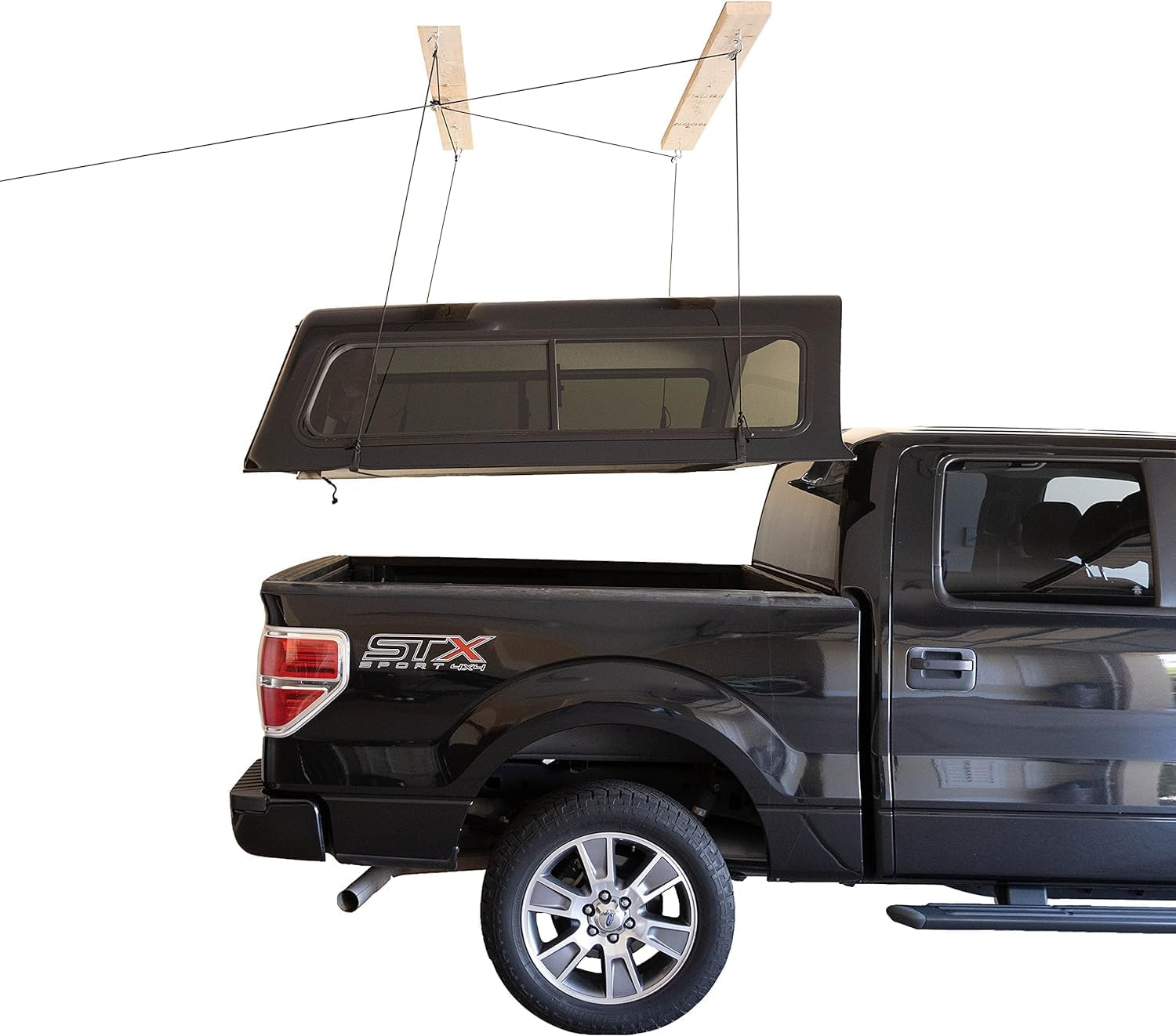 Hoister Direct 7806 - Overhead Storage Hoist for Jeep Top Removal, Truck Caps, Bikes, SUP, Dinghies, Canoes, Kayaks, Surfboards and More. Mount in Your Garage, Shop, Anywhere with a Ceiling. image number 5