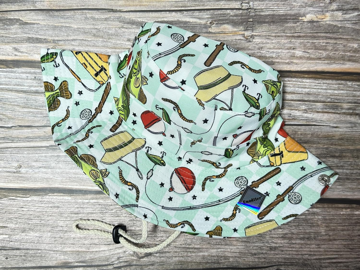 Enodtter Bucket Hat for Women Girl Men - Ducks (Brightly Colored) image number 4