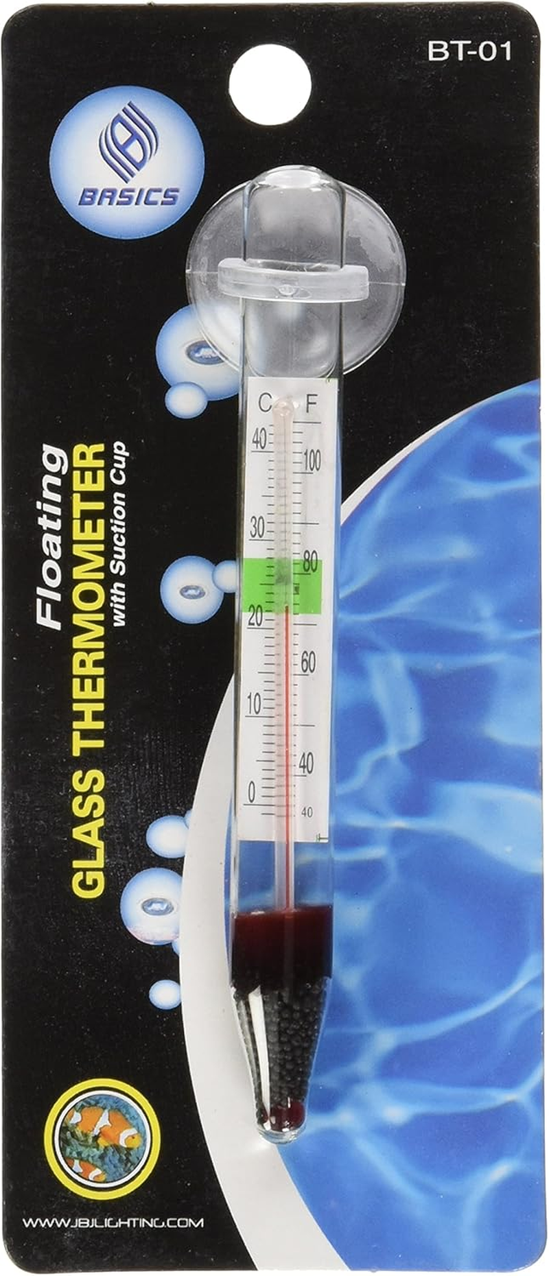 Boyu Glass Aquarium Thermometer, 1 Count (Pack of 1) image number 2
