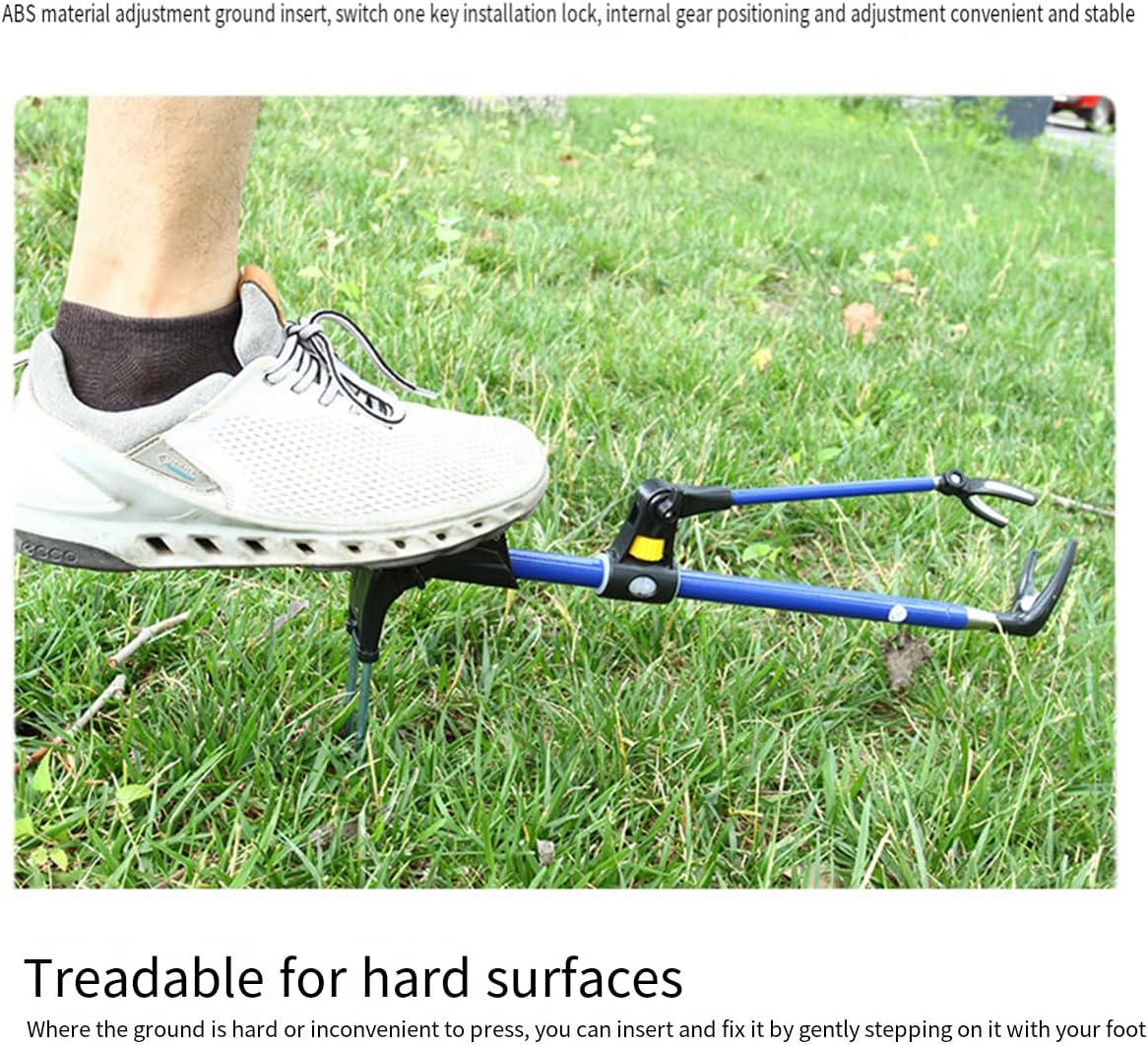 AIMALL Adjustabl Fishing Rod Holder with Telescopic Design, Stainless Steel Bracket, and Ground Insertion for Bank and Platform Fishing image number 6